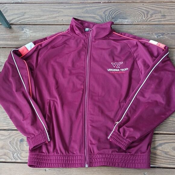 Starter men's full zip VA Hokies jacket size M - Picture 1 of 12